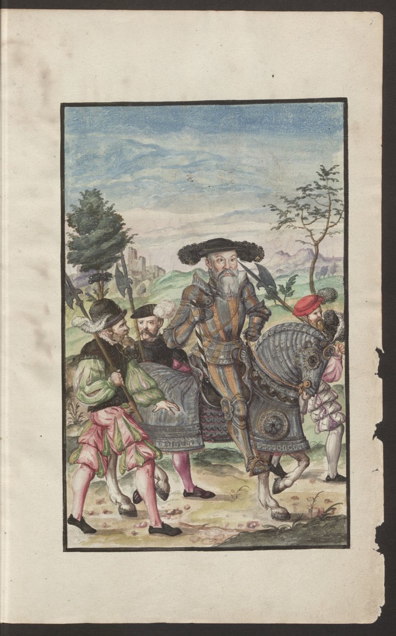 Albert, hertig av Preussen Från: Kriegsordnung, 1555 av Unbekannt