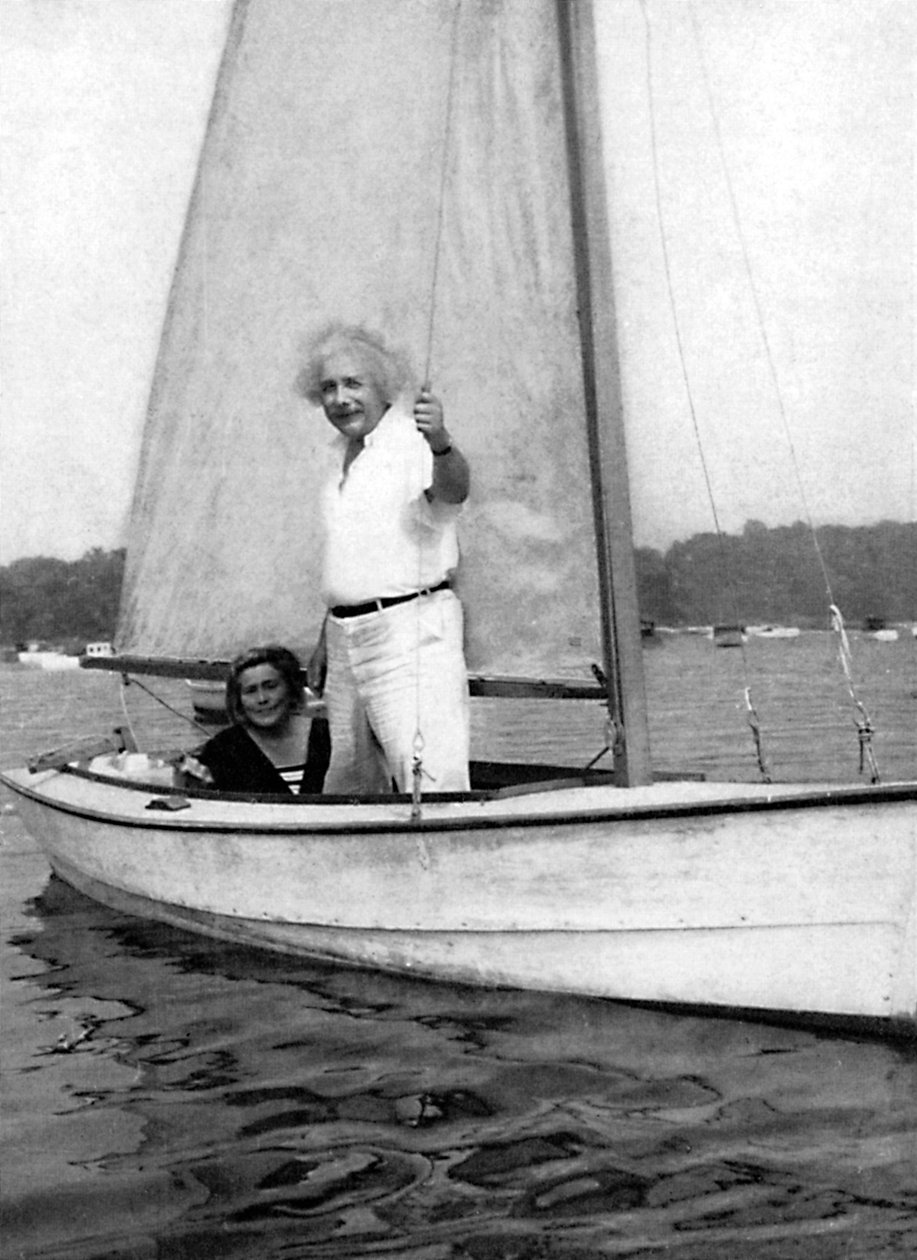 Albert Einstein 1879-1955, tysk-schweizisk matematiker och teoretisk fysiker, c1930-talet av Unbekannt
