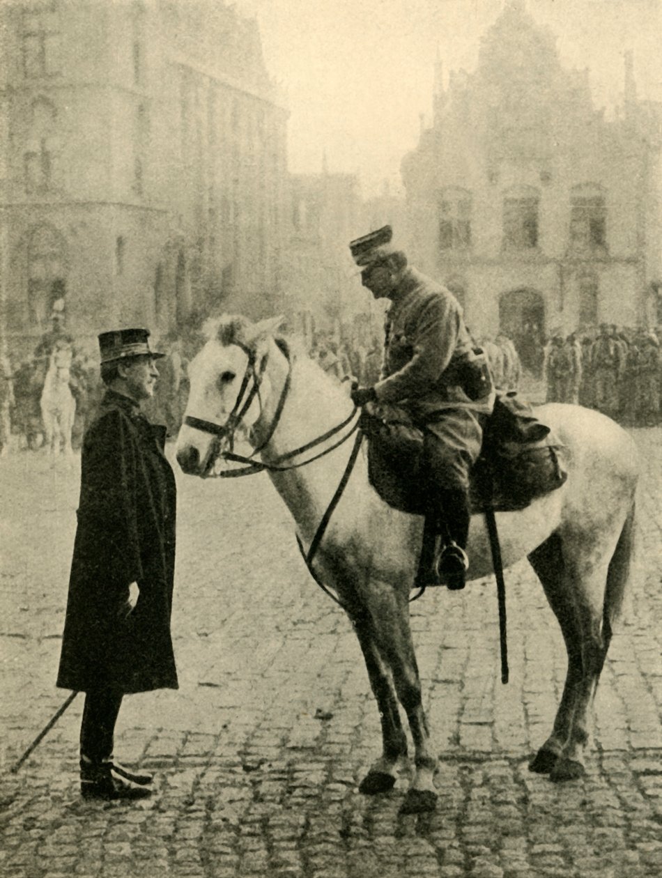 Albert I av Belgien, första världskriget, 1914, c1920. av Unbekannt