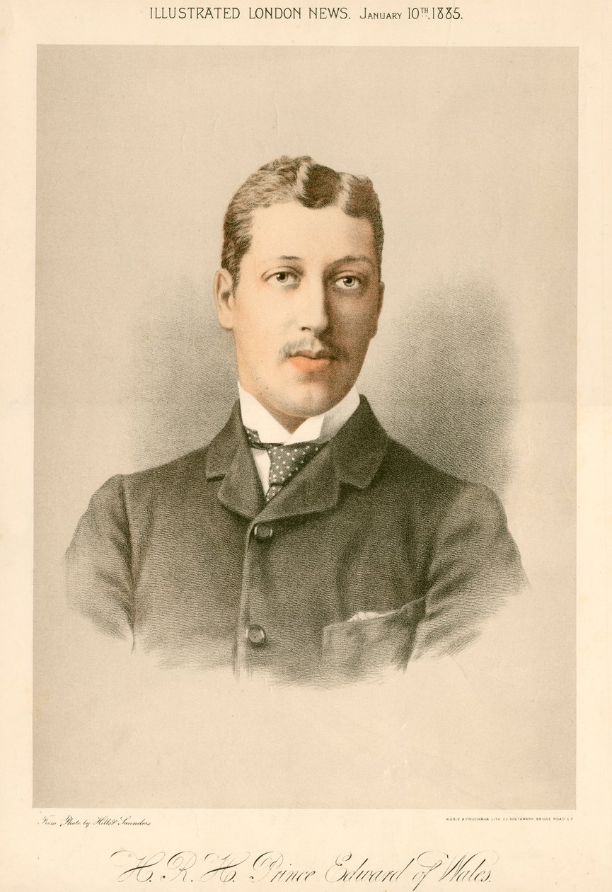 Albert Victor, hertig av Clarence, 1885 av Unbekannt