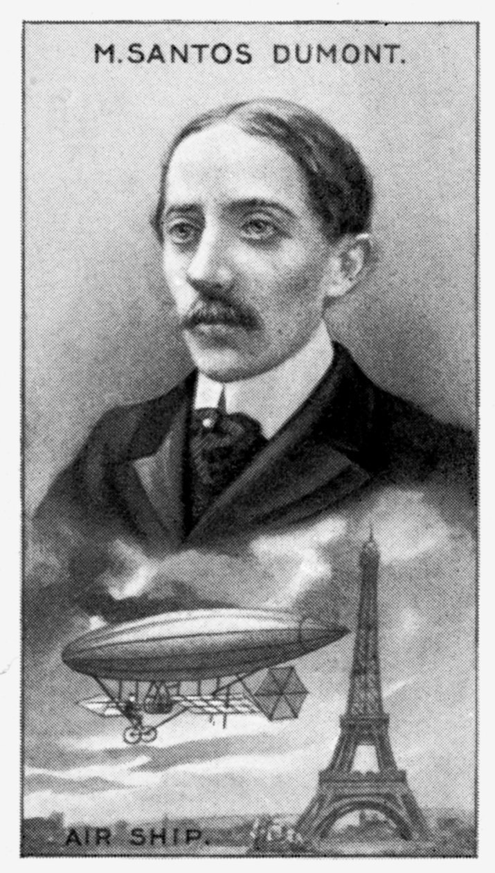 Alberto Santos-Dumont, brasiliansk flygpionjär, c1924 av Unbekannt