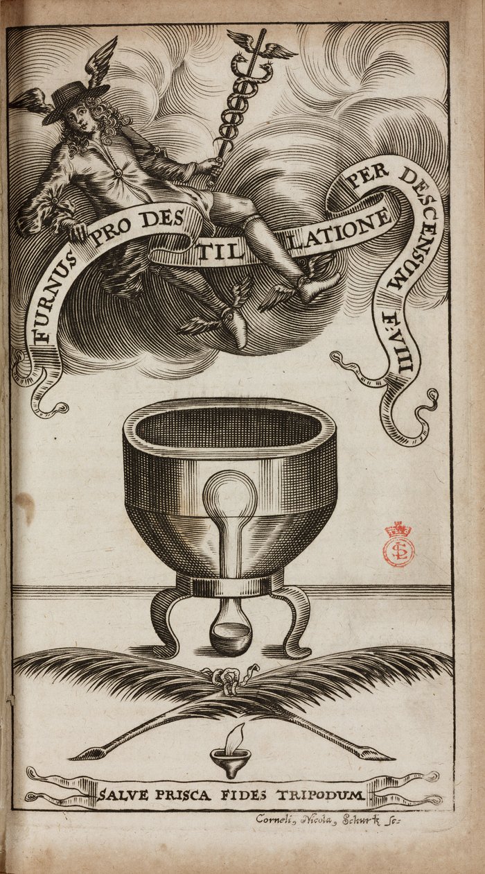 Alchemy & Early Chemistry En alkemisk destillationsugn av Unbekannt