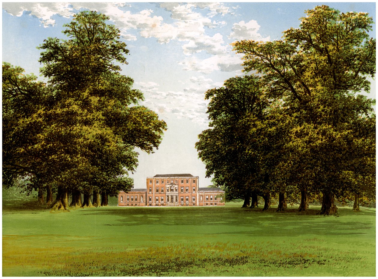 Aldby Park, Yorkshire, hem för familjen Darley, c1880 av Unbekannt