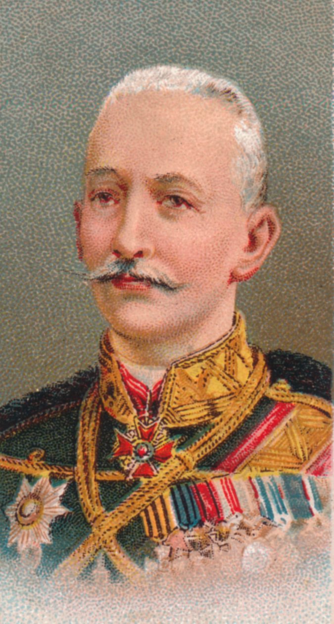 Aleksei Alekseevich Brusilov 1853-1926 rysk general, 1917 av Unbekannt
