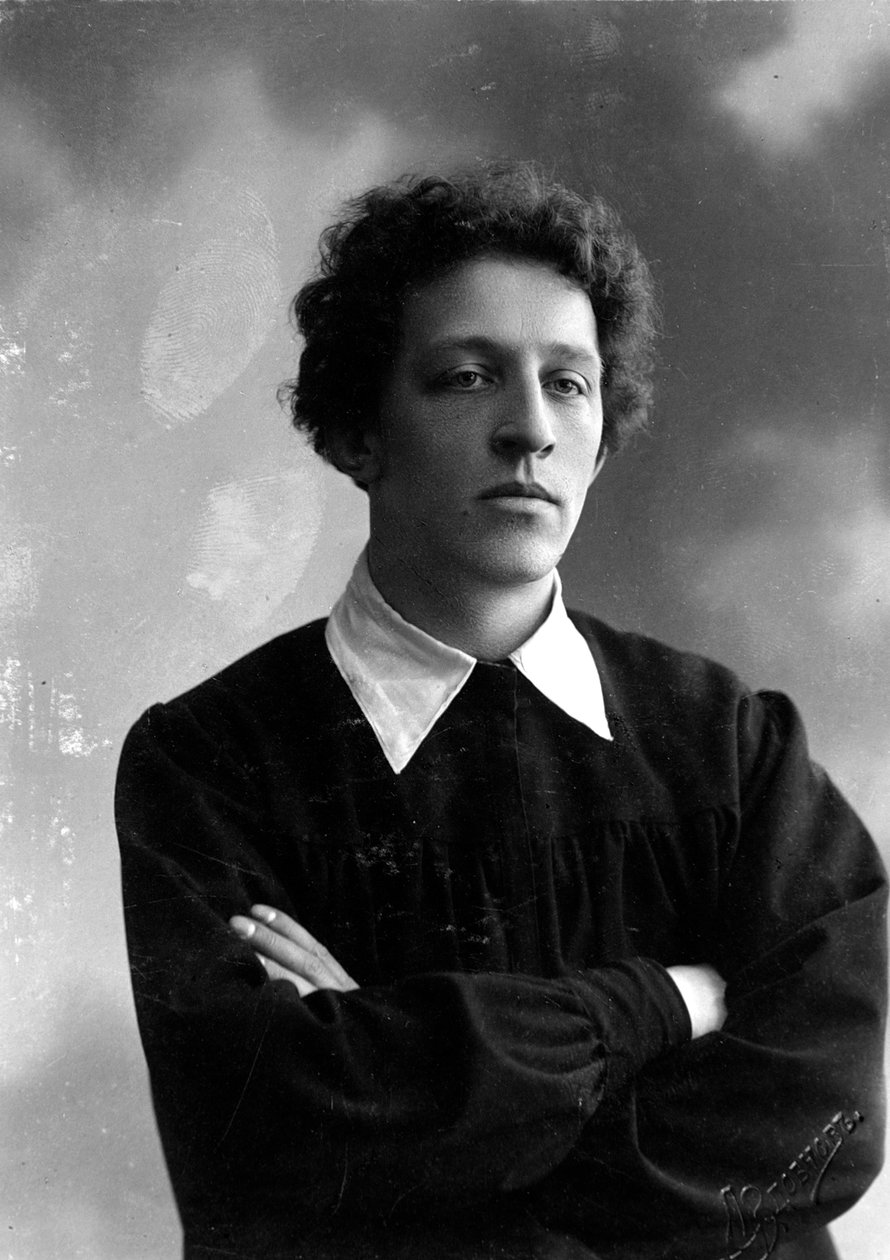 Alexander Blok, rysk poet, ca 1900-talet av Unbekannt