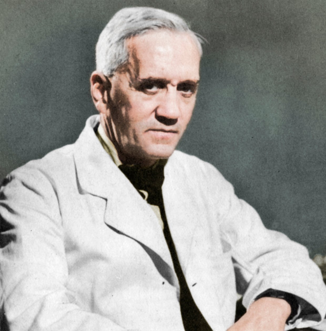 Alexander Fleming, skotsk bakteriolog, ca 1930-talet av Unbekannt