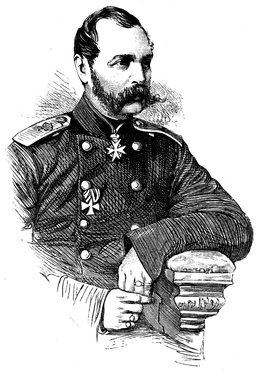 Alexander II 1818-1881, tsar av Ryssland från 1855 av Unbekannt