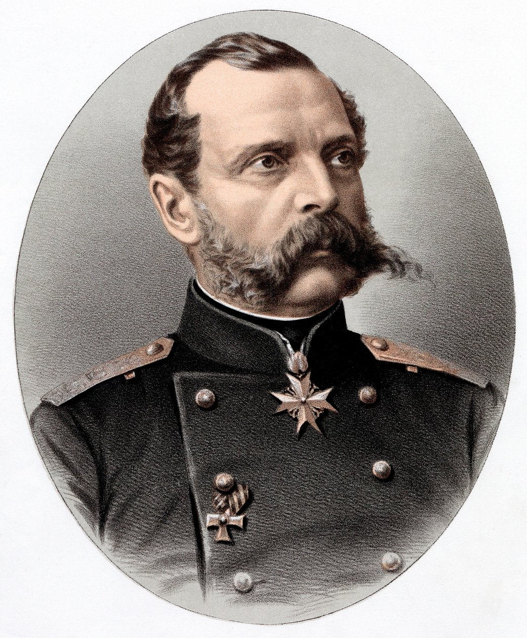 Alexander II 1818-1881, tsar av Ryssland från 1855, c1880 av Unbekannt