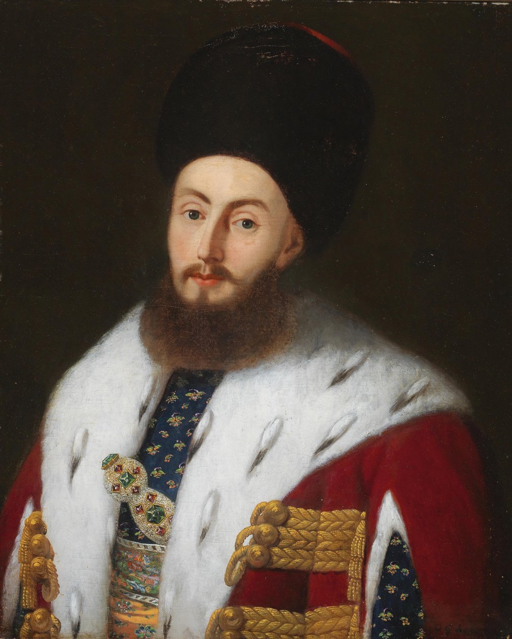 Alexander II Mavrocordatos Firaris 1754-1819, prins av Moldavien, ca 1800. av Unbekannt