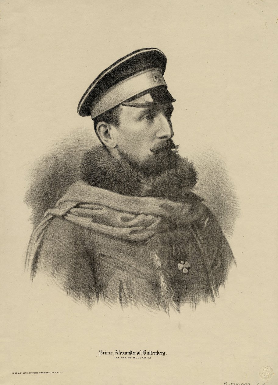 Alexander Joseph 1857-1893, prins av Bulgarien, 1880 av Unbekannt