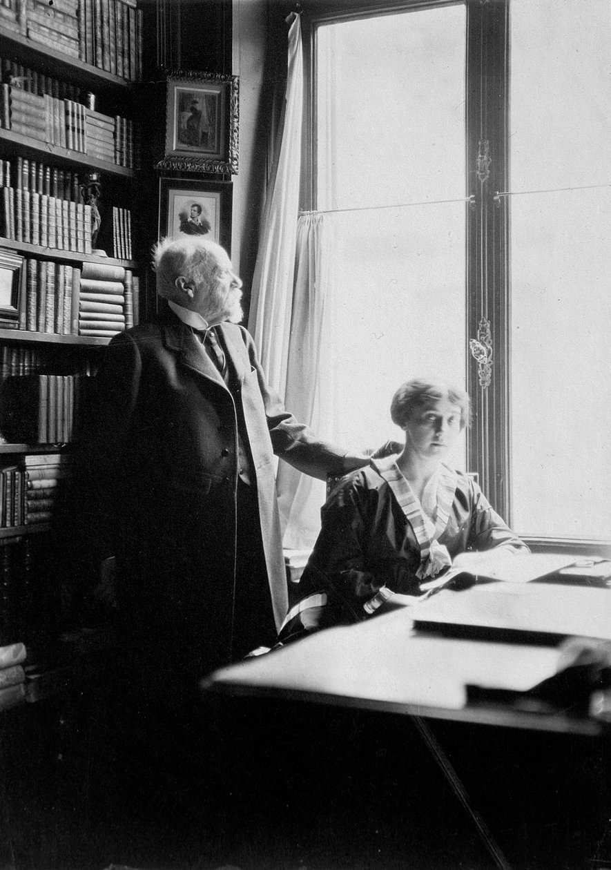 Alexander Onegin, rysk författare och historiker, och ballerina Tamara Karsavina, tidigt 1900-tal. av Unbekannt