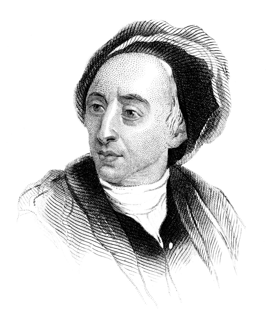 Alexander Pope, engelsk poet från början av artonhundratalet, c1850 av Unbekannt