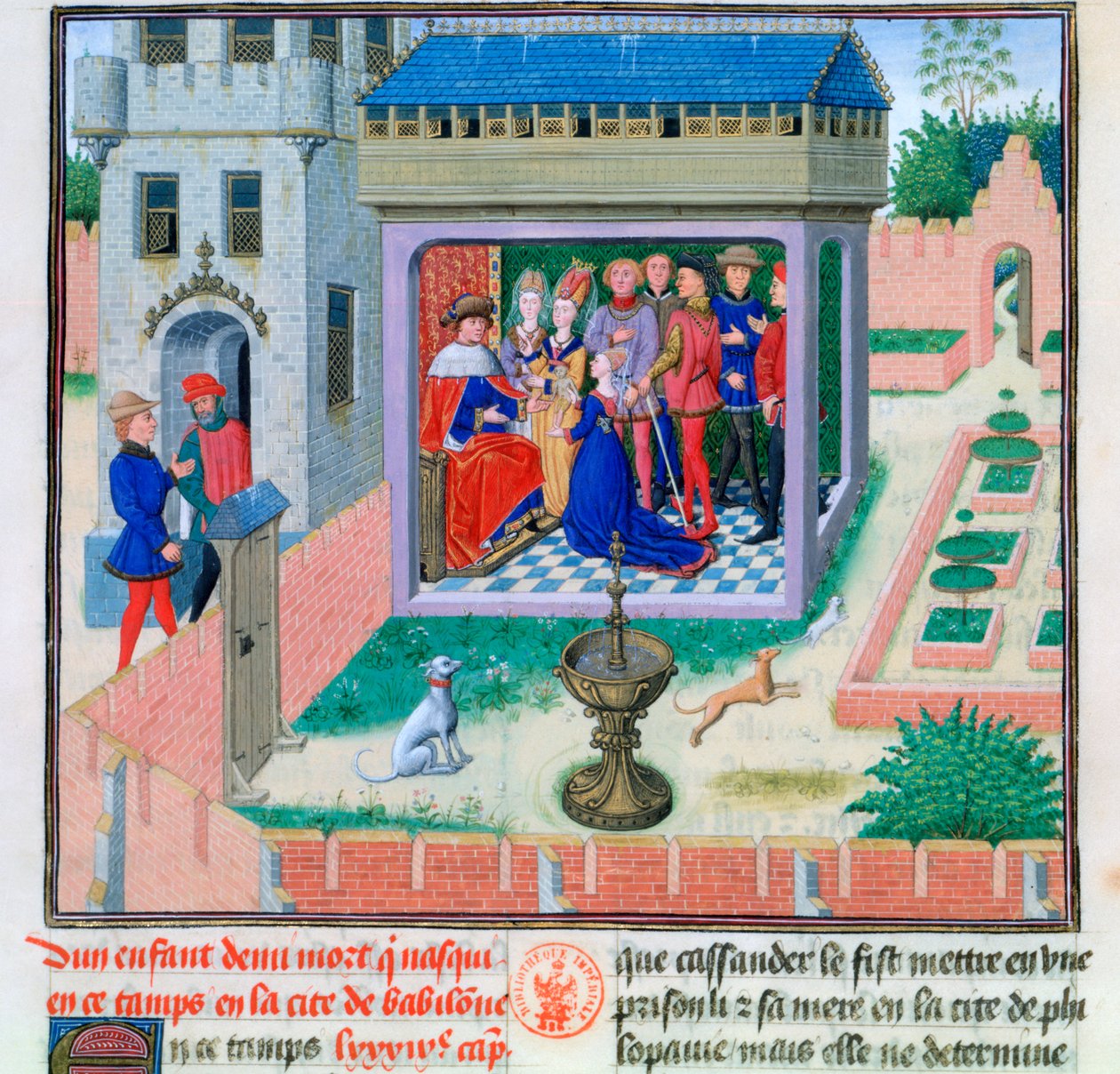 Alexander den store, 1400-talet av Unbekannt