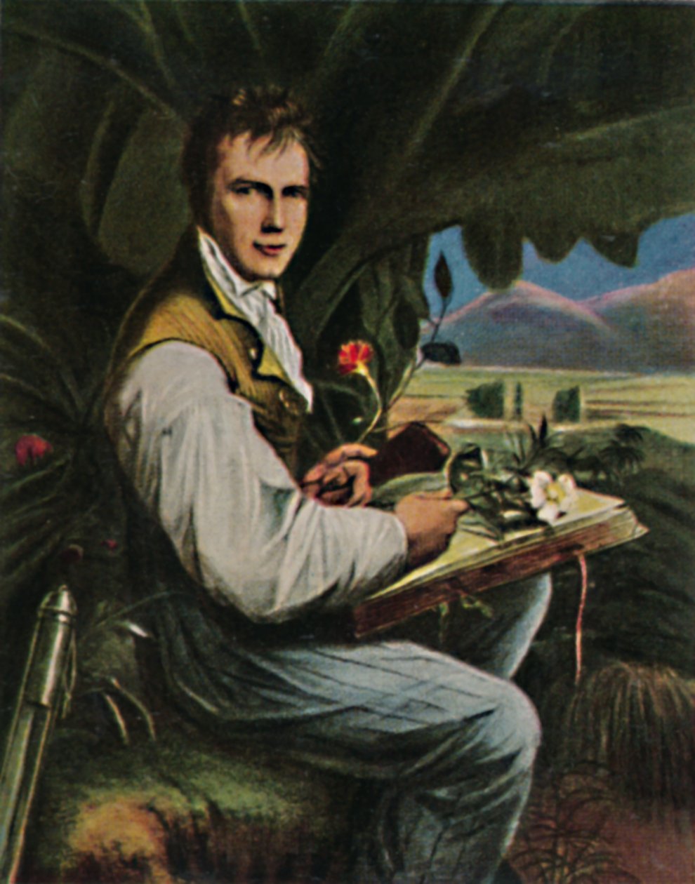 Alexander von Humboldt 1769-1859. - Målning av Weitsch, 1934. av Unbekannt
