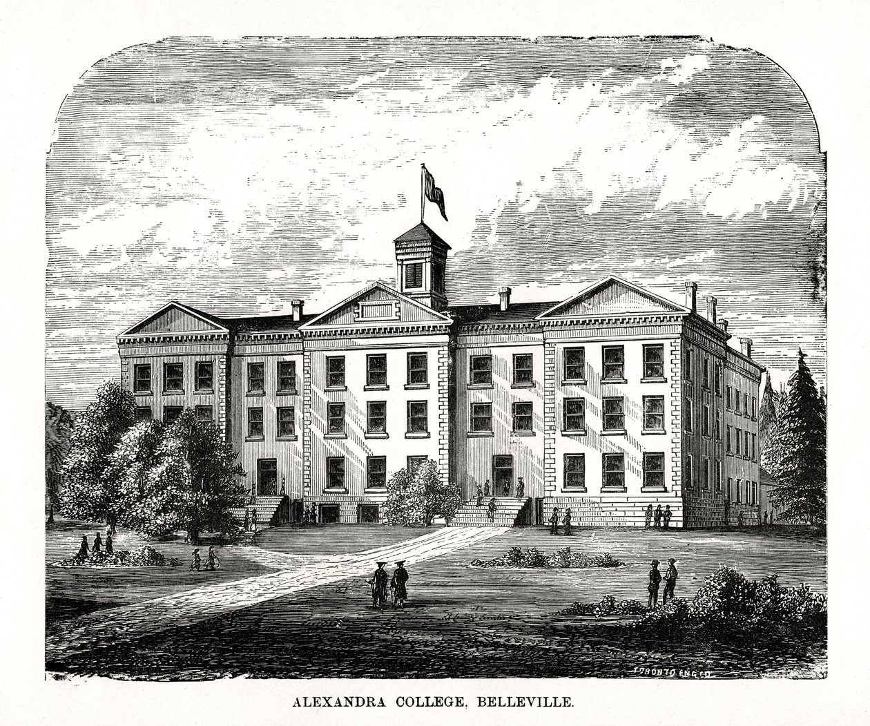 Alexandra College, Belleville, Ontario, Kanada, 1800-talet av Unbekannt