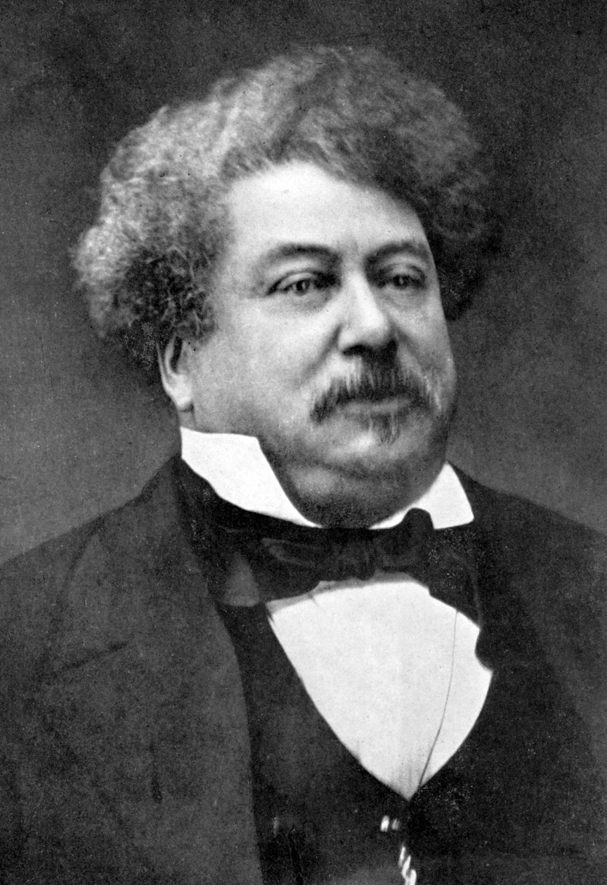 Alexandre Dumas, fransk författare från 1800-talet, 1902 av Unbekannt