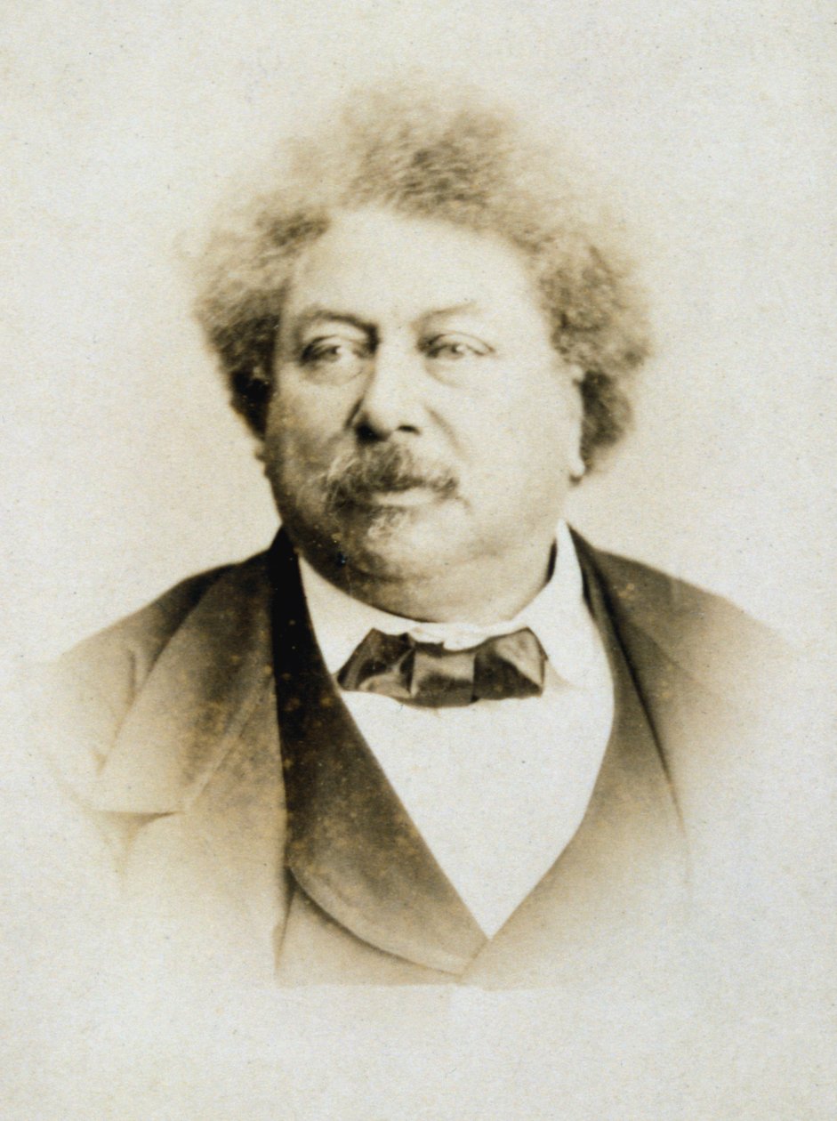 Alexandre Dumas den äldre, fransk romanförfattare och dramatiker, c1850-1870 av Unbekannt