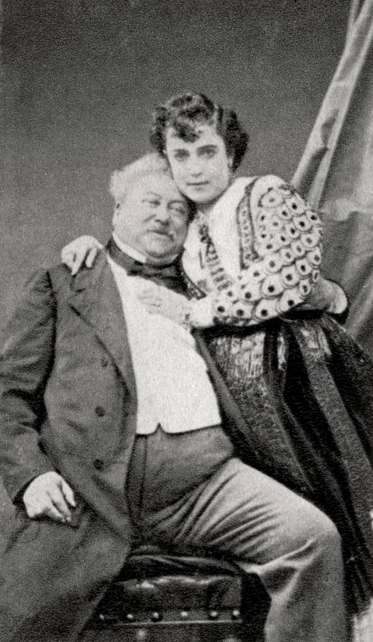 Alexandre Dumas, den äldre, fransk romanförfattare och dramatiker, c1865 av Unbekannt