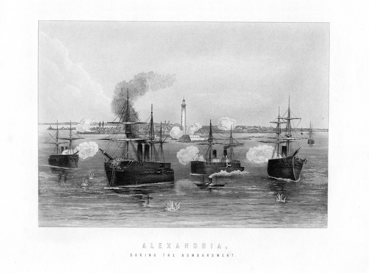 Alexandria, Under bombardementet, 1882, 1800-talet av Unbekannt