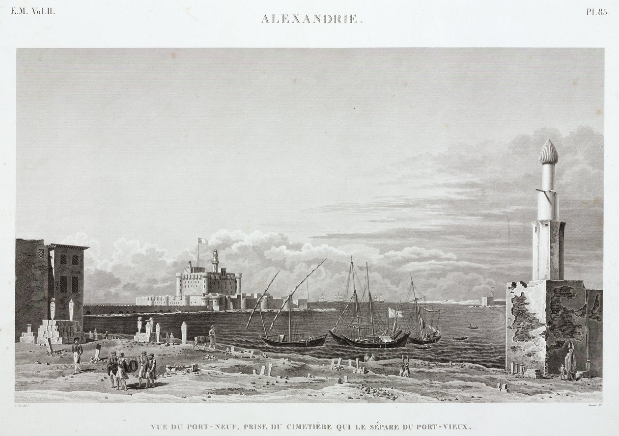 Alexandria, Egypten, ca 1798 av Unbekannt