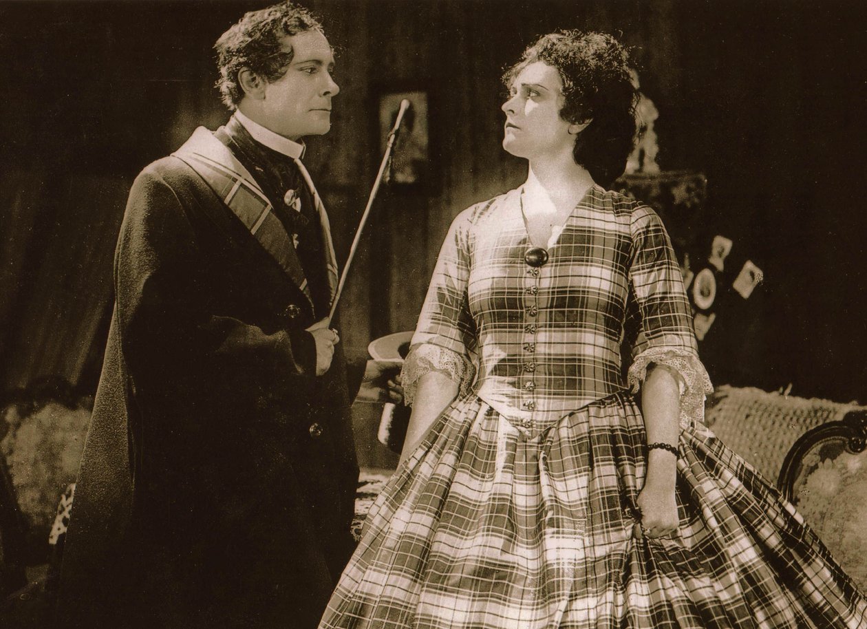 Alfred Abel och Paola Negri i "The Flame" av Unbekannt