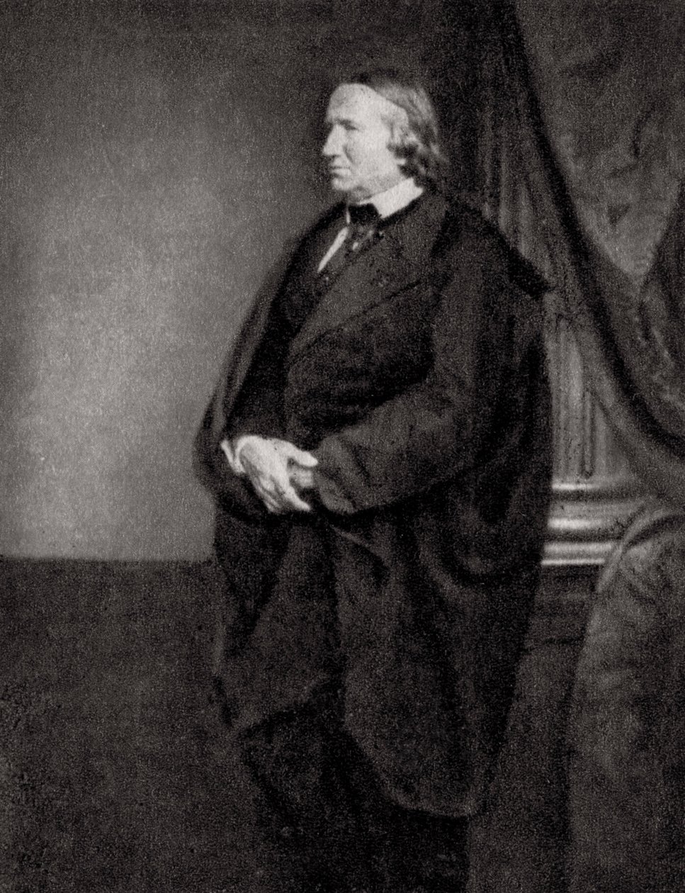 Alfred de Vigny, fransk poet, dramatiker och romanförfattare, 1862 av Unbekannt