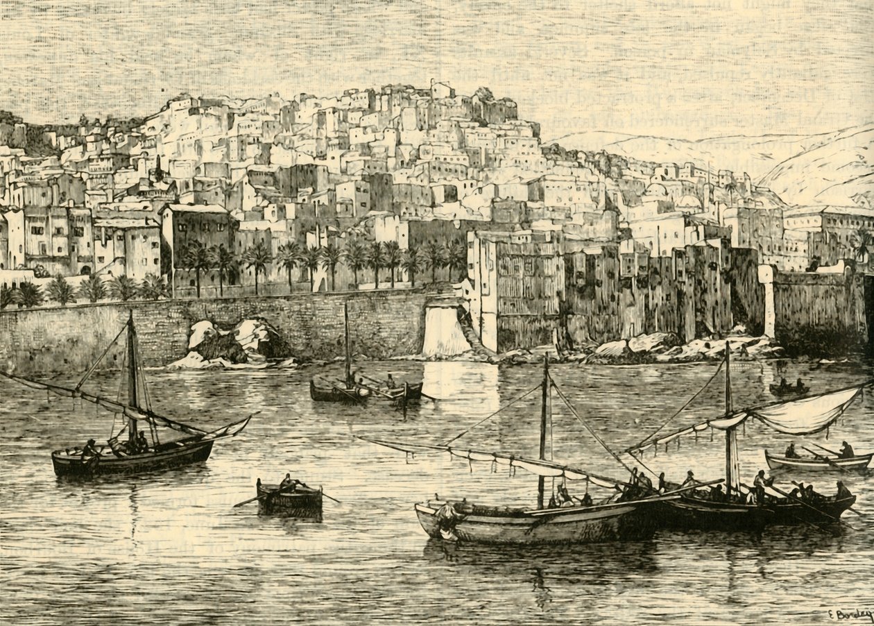 Alger, från havet, 1890. av Unbekannt