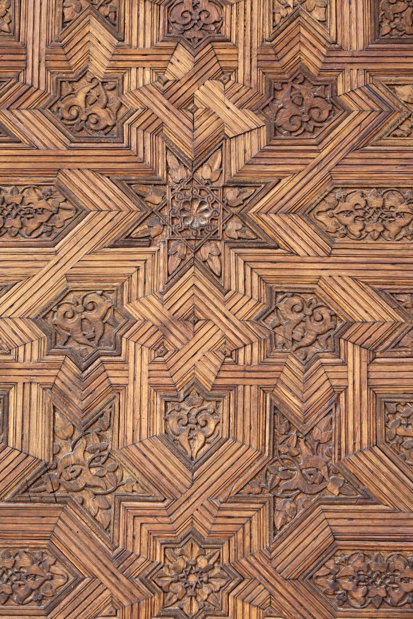 Alhambra - Dörr i Nasrid Palaces Granat Espagne av Unbekannt