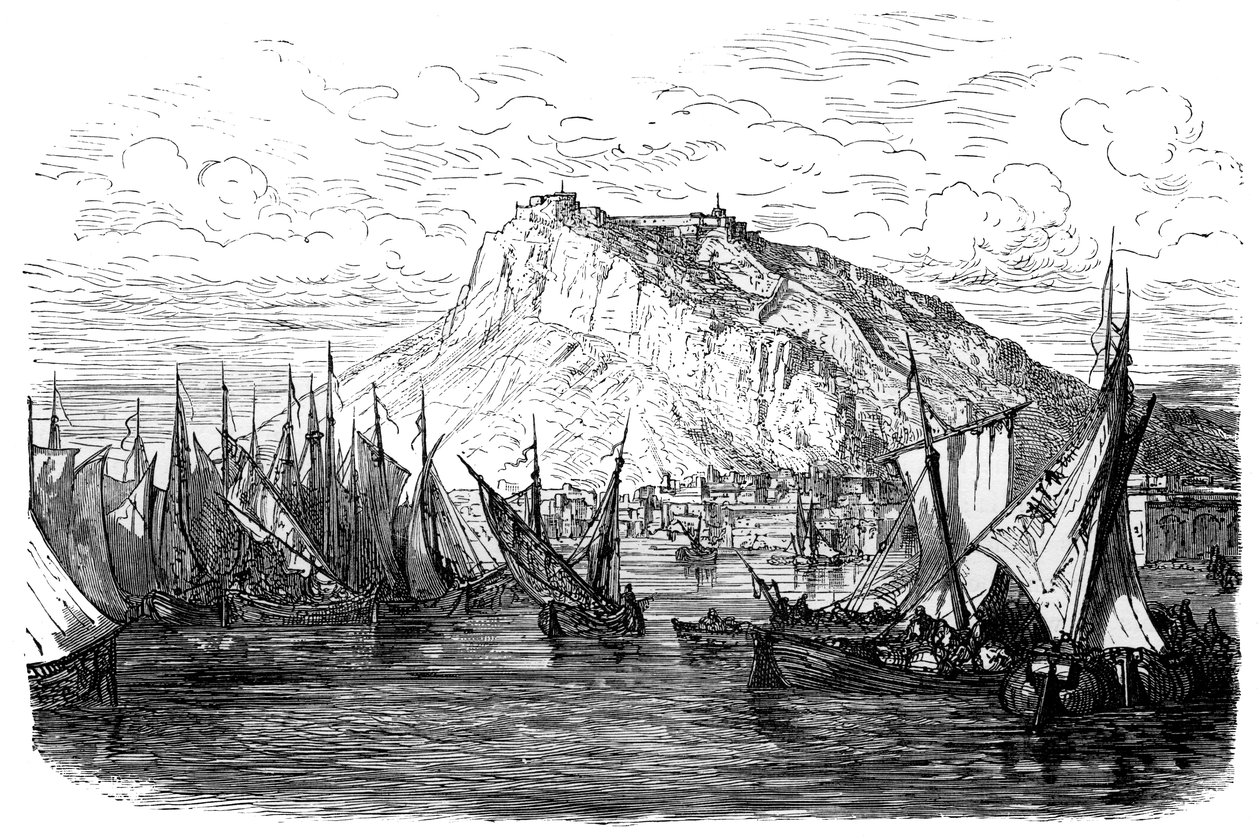 Alicante, Spanien, c1890 av Unbekannt