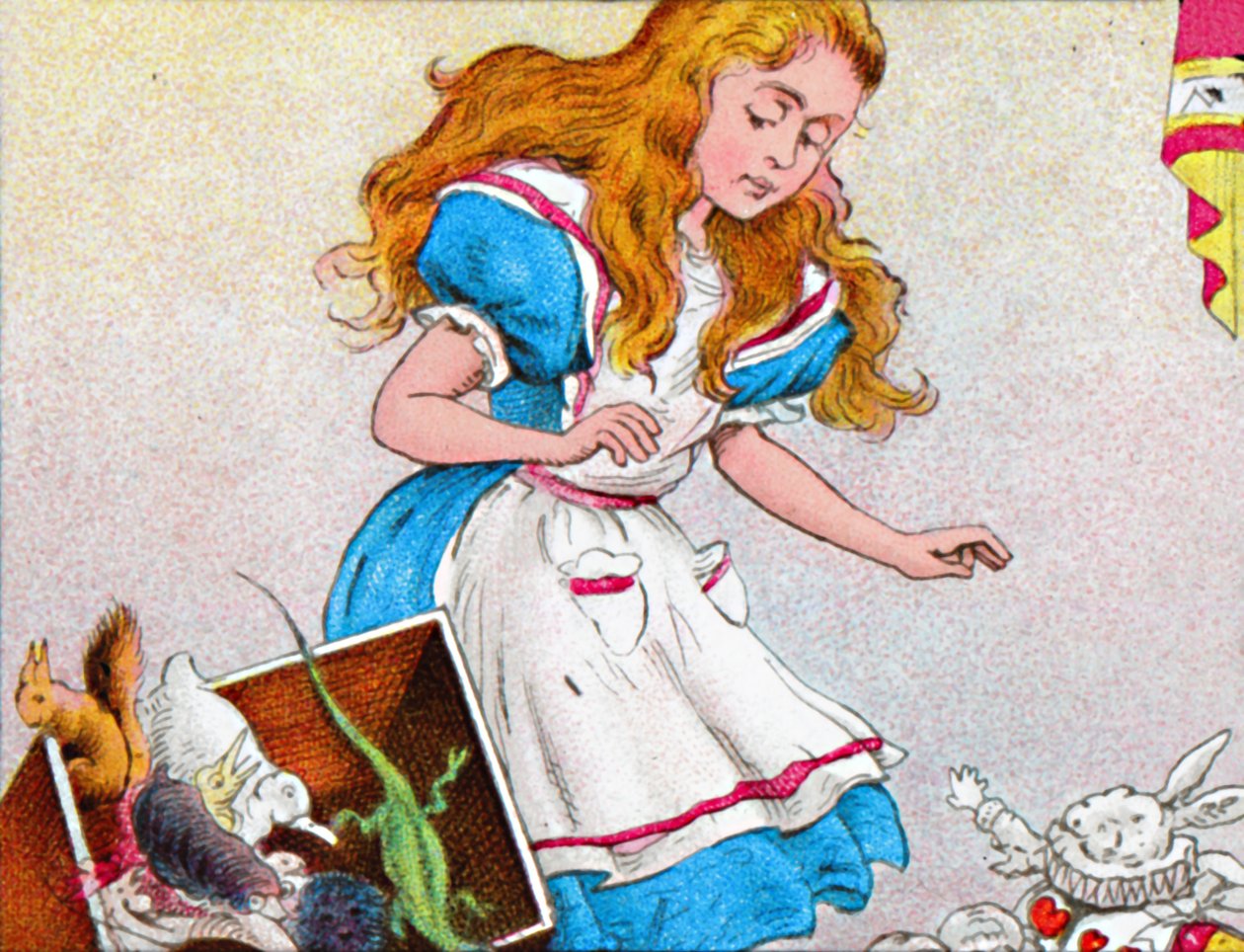 Alice växte sig större igen, c1900. av Unbekannt
