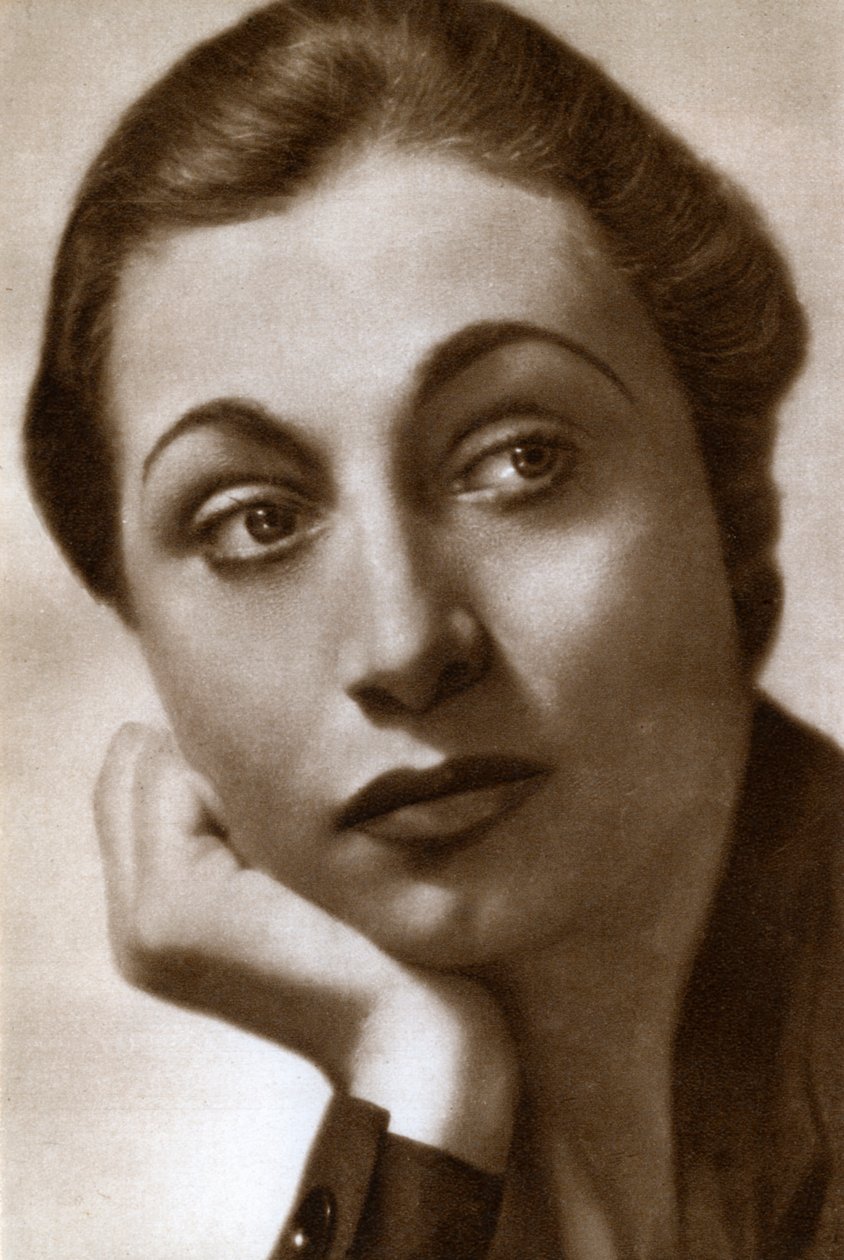 Aline MacMahon, amerikansk skådespelerska, 1933 av Unbekannt