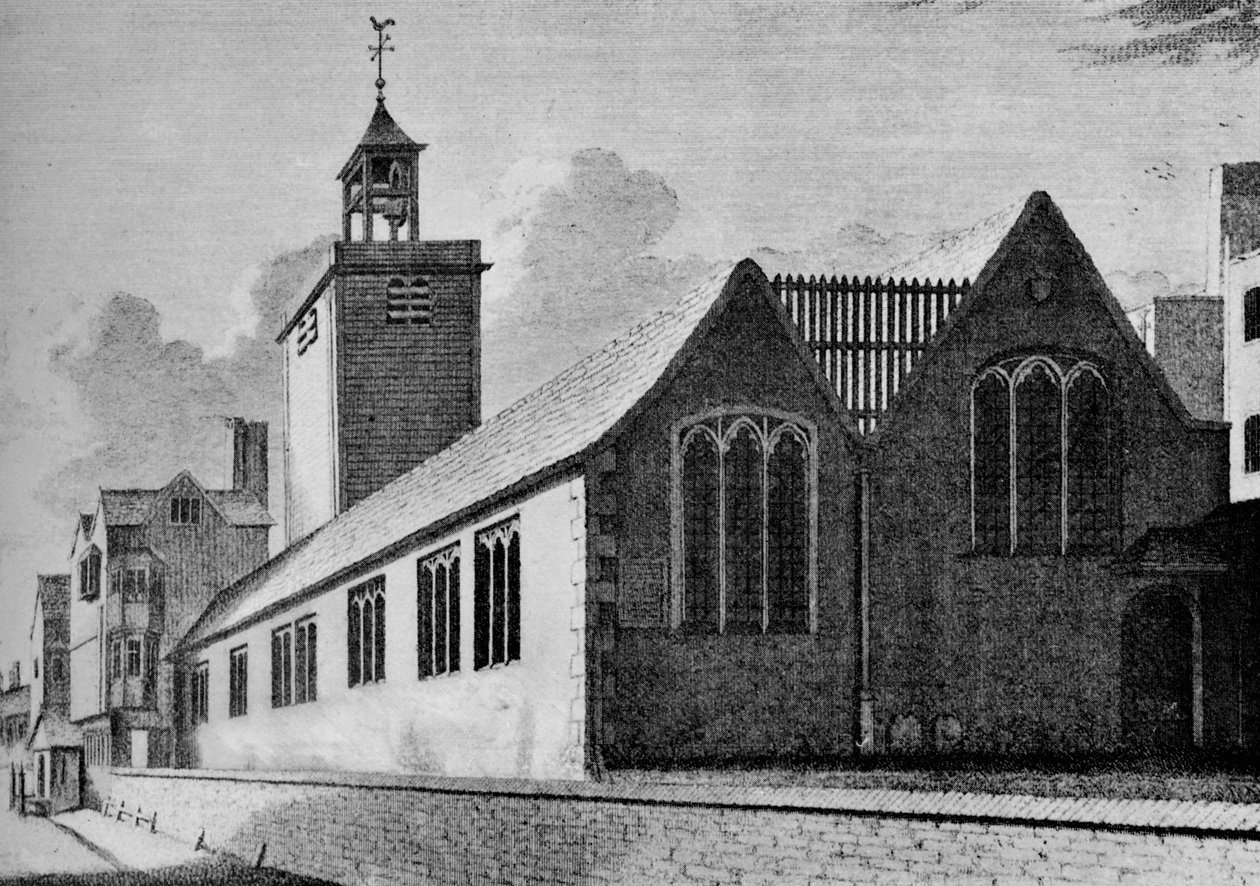 All Hallows Church, London Wall, City of London, c1901 1906 av Unbekannt