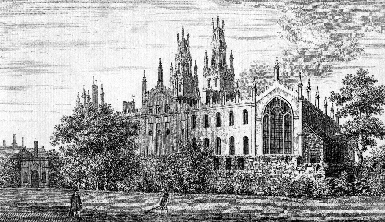 All Souls College, Oxford University av Unbekannt