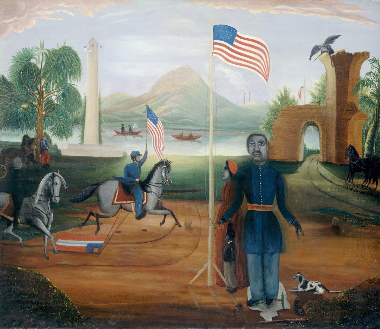 Allegory of Freedom, 1863 eller senare. av Unbekannt
