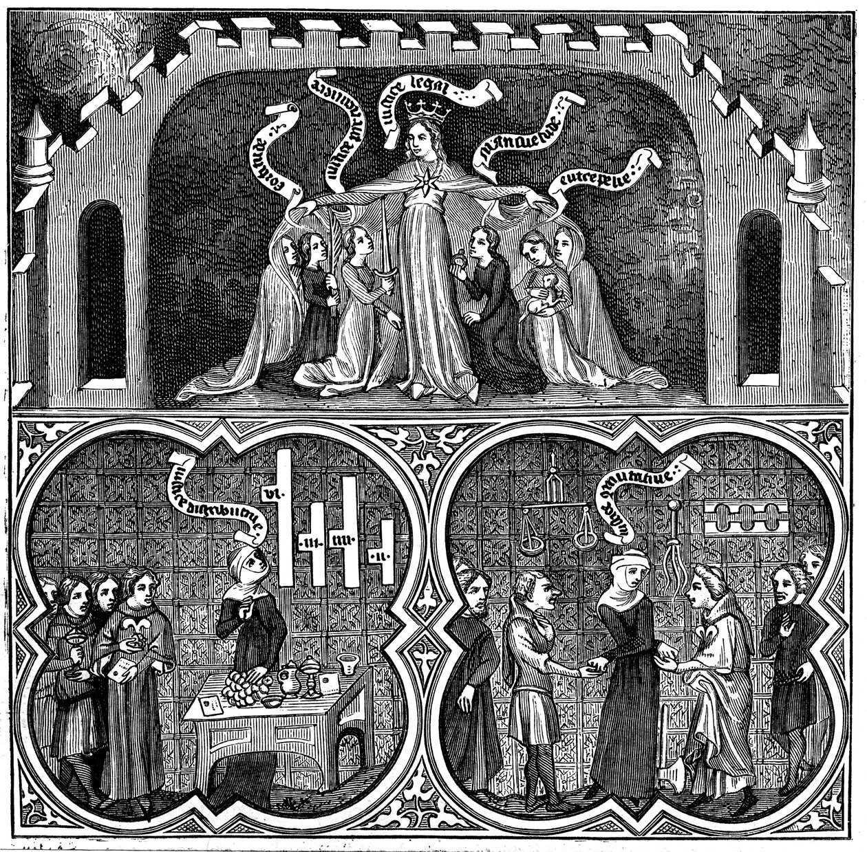 Allegory of Justice, från Aristoteles