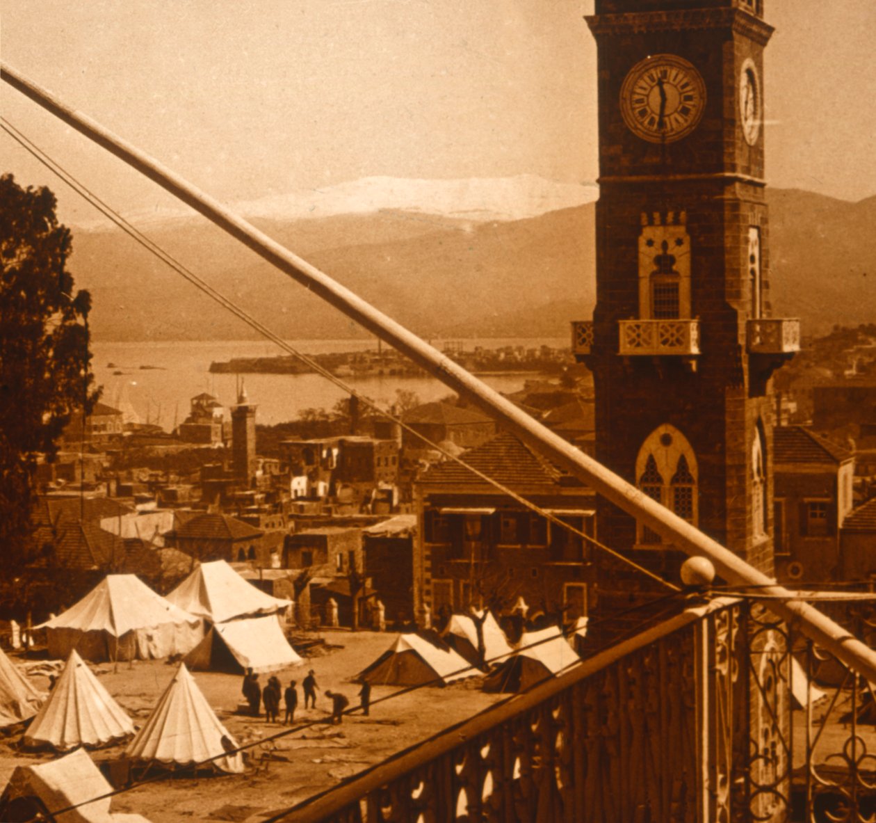 Allierat läger, Thessaloniki, Grekland, c1914-c1918 av Unbekannt