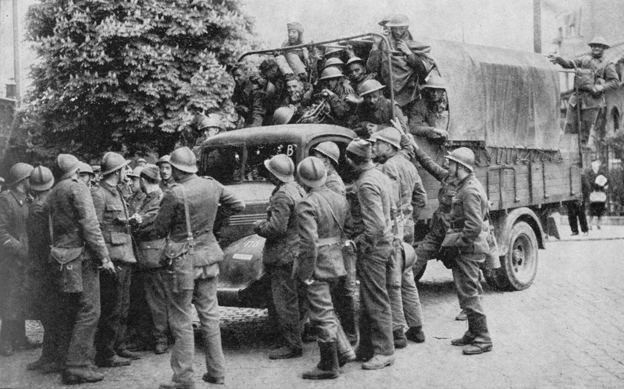 Allierade går till Belgiens hjälp, 1940, 1940 av Unbekannt