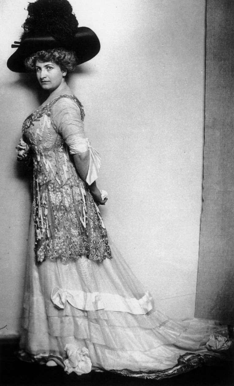 Alma Mahler, österrikisk socialist och kompositör, c1908 av Unbekannt