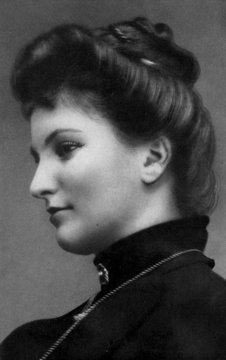Alma Schindler, österrikisk socialist och kompositör, ca 1900 av Unbekannt
