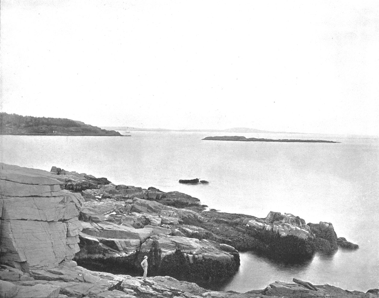 Längs kusten, Bar Harbor, Maine, USA, c1900. av Unbekannt