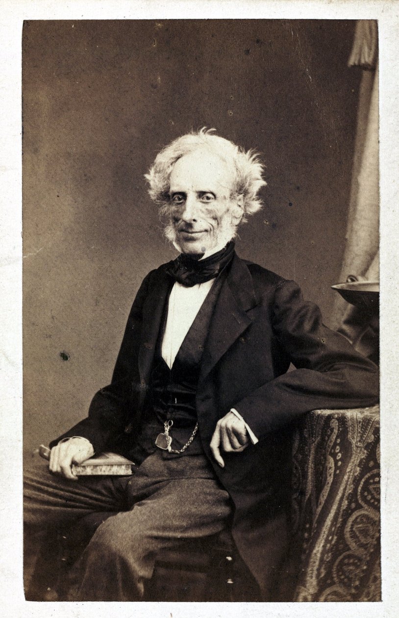 Alphonse de Brebisson, fransk botaniker, ca 1863 av Unbekannt