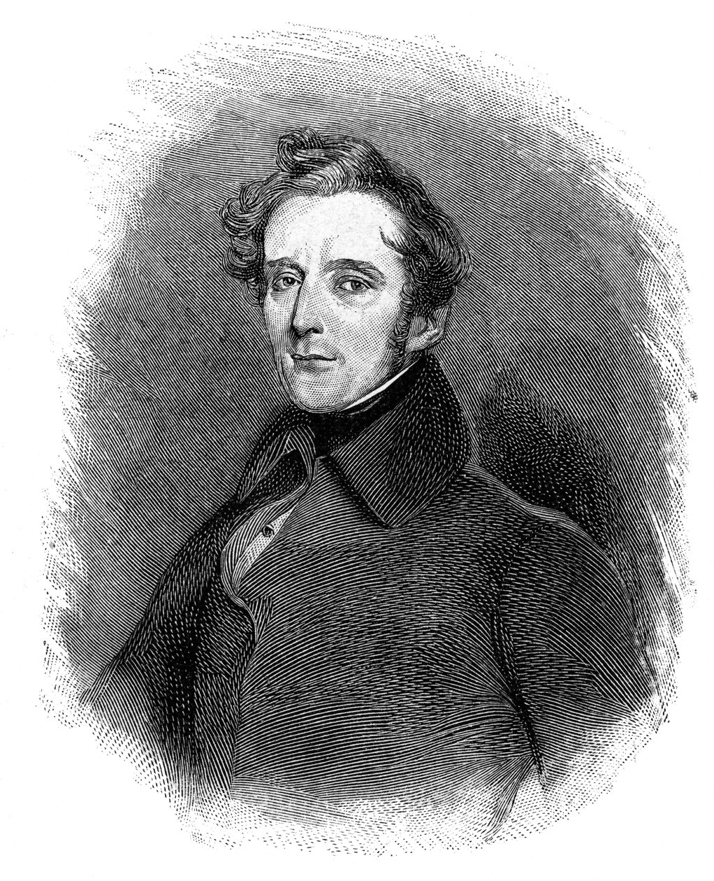 Alphonse de Lamartine 1790-1869, fransk författare, poet och politiker, 1900 av Unbekannt