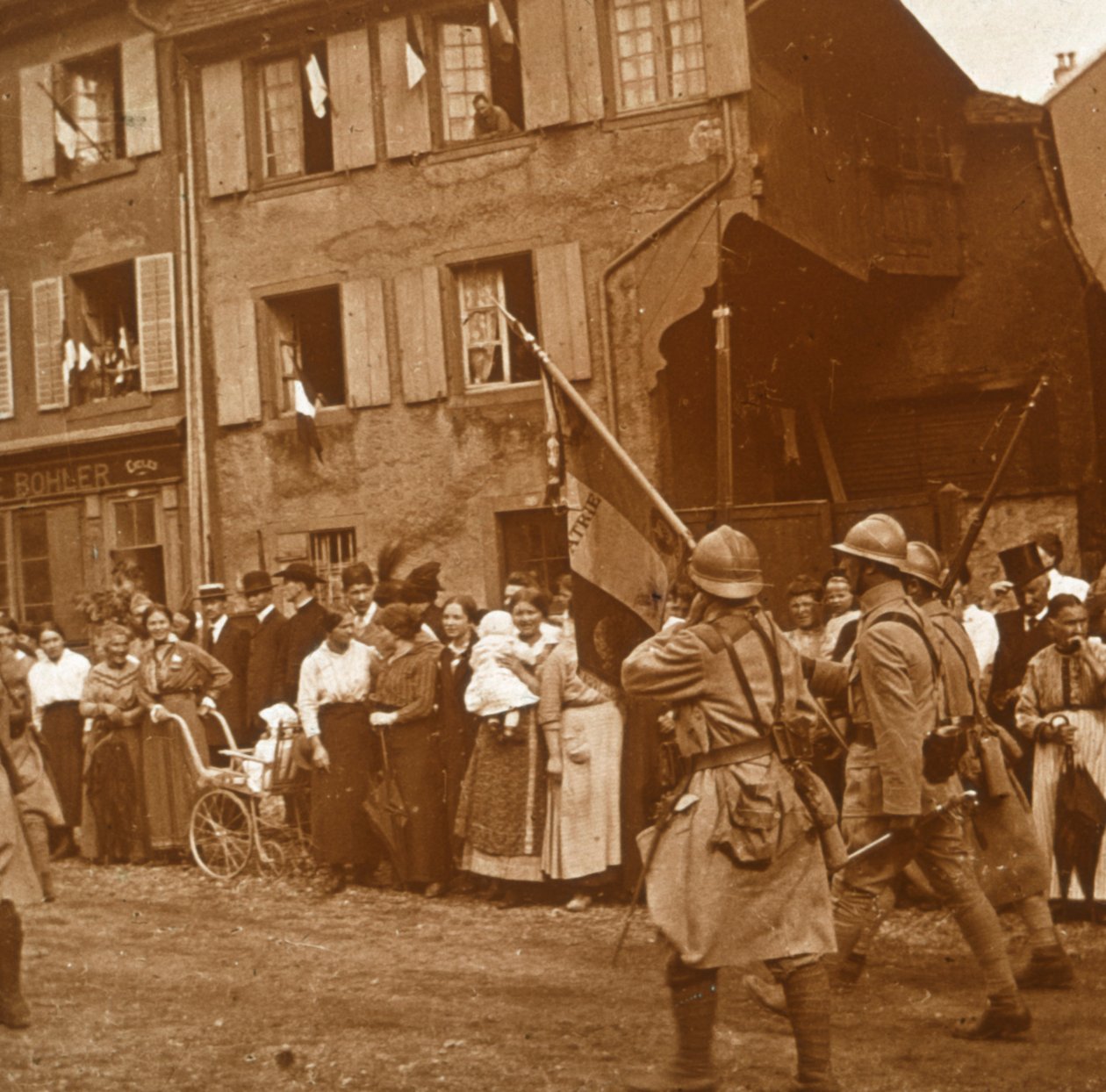 Alsace är intaget, c1914-c1918 av Unbekannt