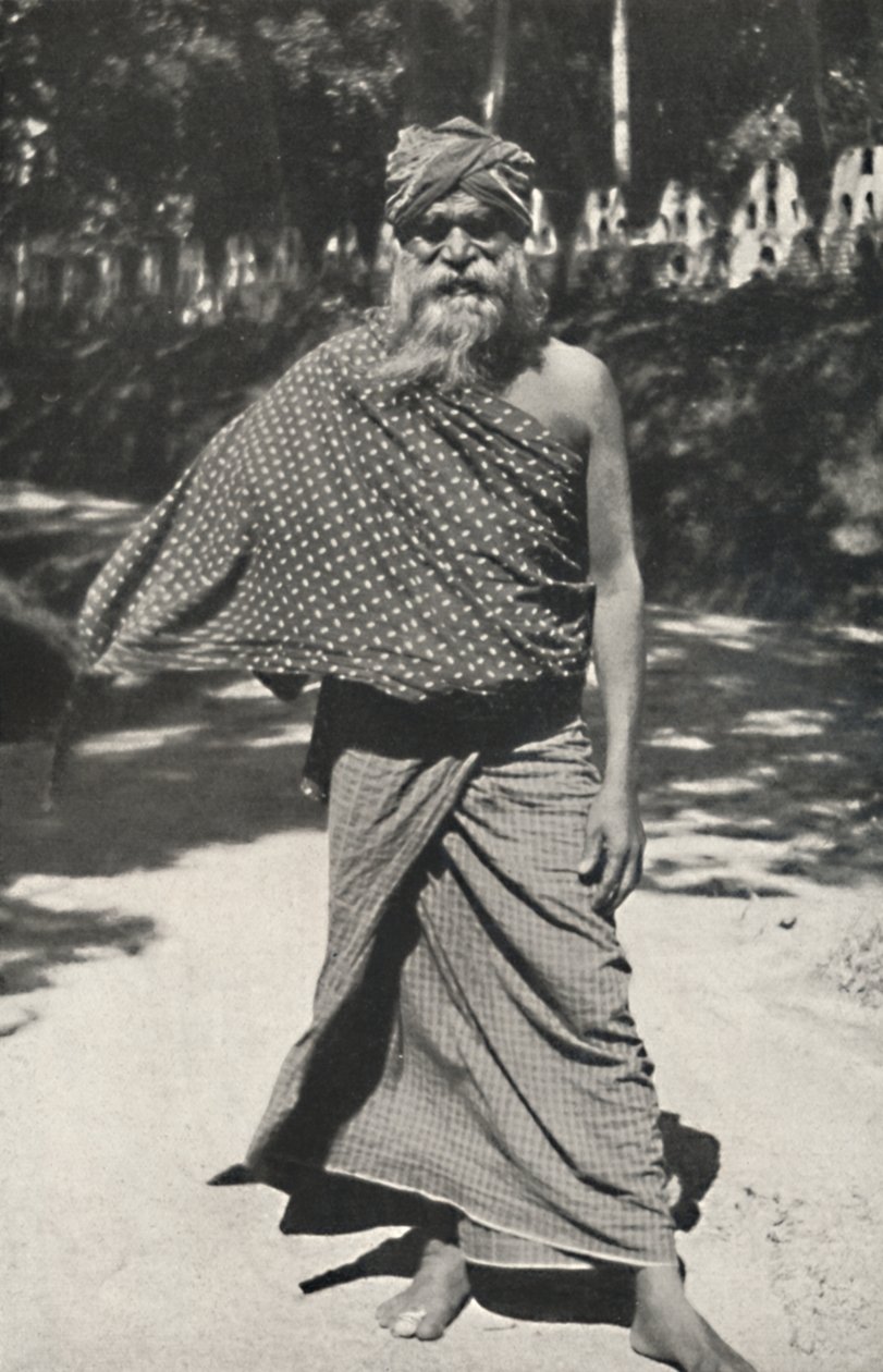 Gammal singalesisk arbetare från Kandy, 1926 av Unbekannt