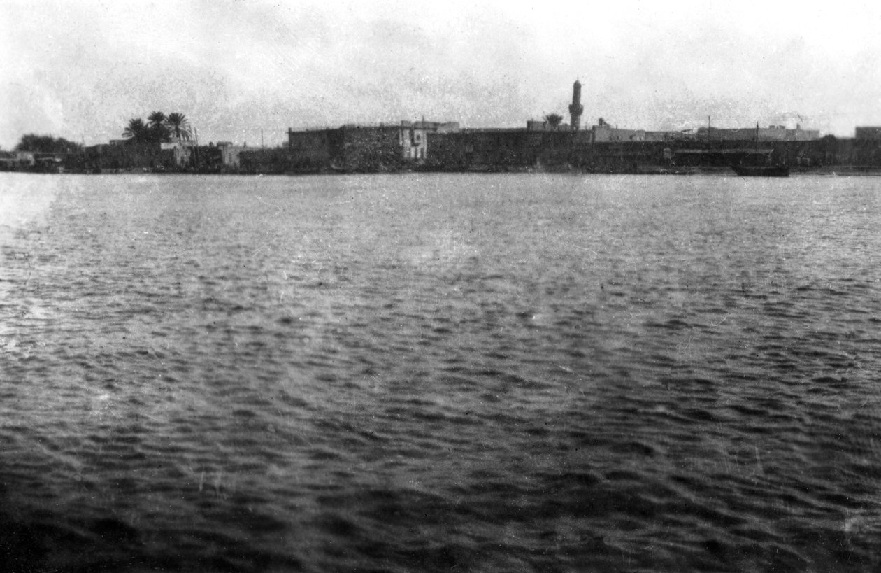 Amara, vid floden Tigris, Mesopotamien, 1918 av Unbekannt