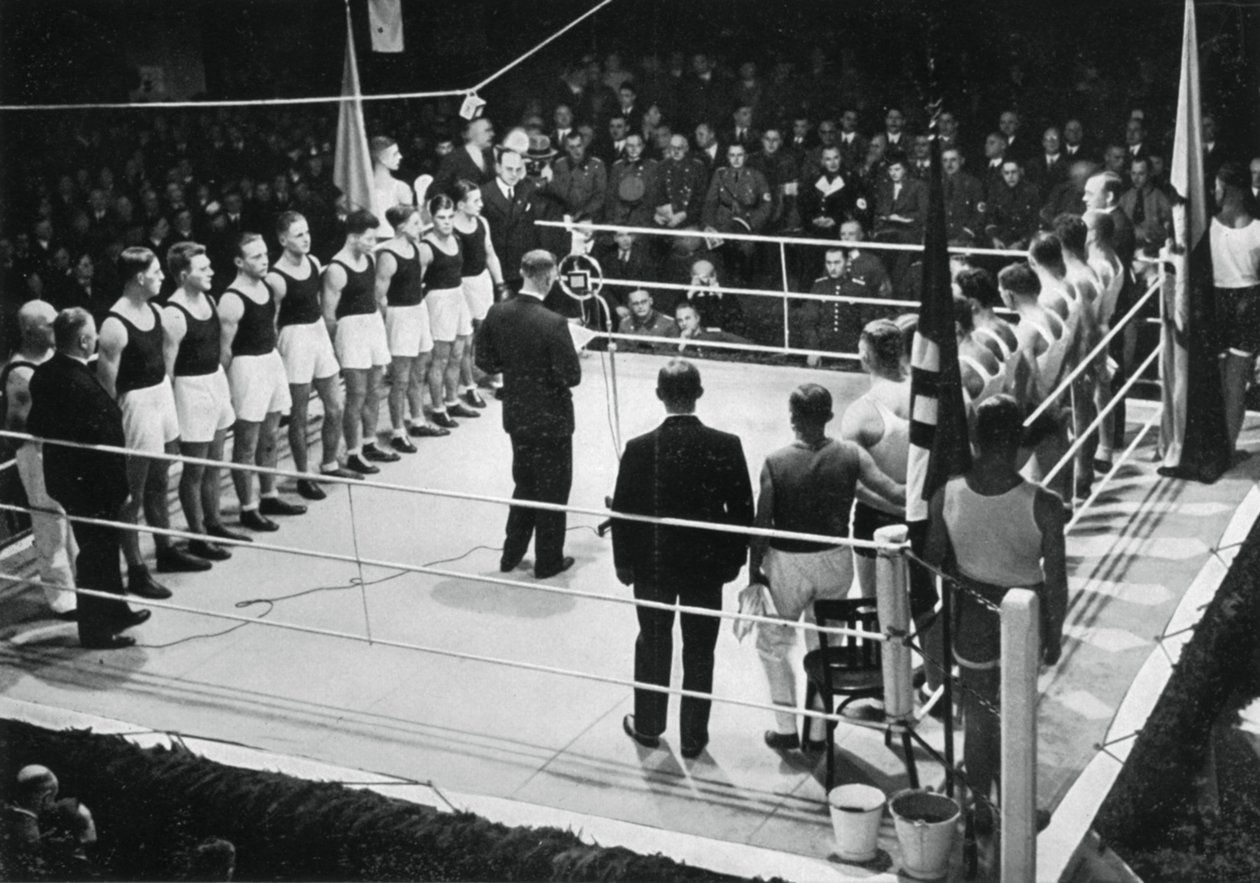 Amatörboxningstävling mellan Tyskland och Polen, 1936 av Unbekannt