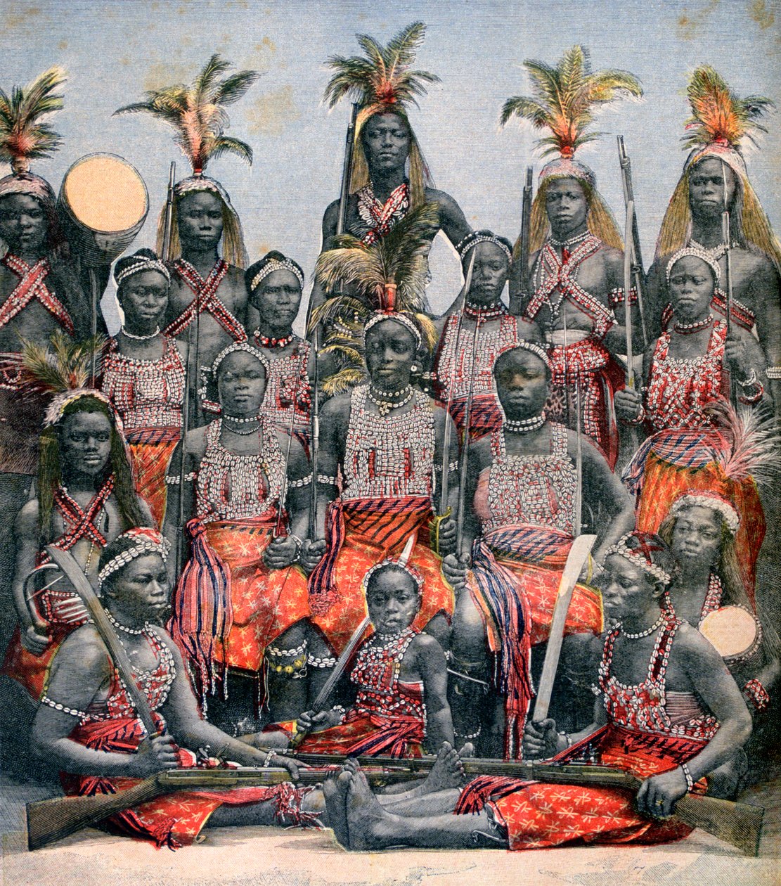 Amazonas krigare, 1891 av Unbekannt