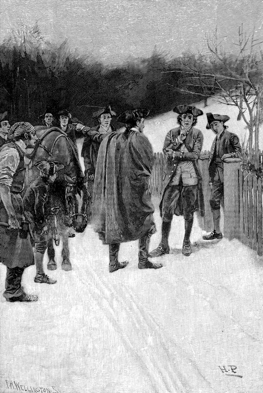 Amerikanska frihetskriget, 1775 av Unbekannt