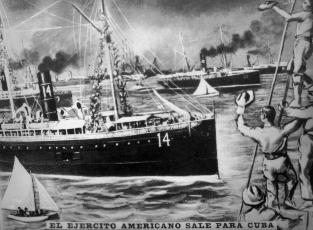 Amerikansk armé åker till Kuba, 1898, 1920-talet av Unbekannt