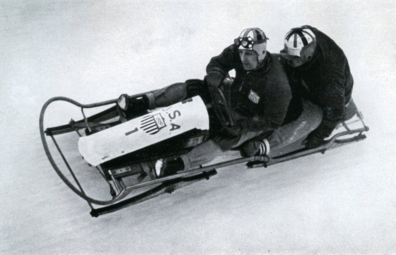 Amerikanskt tvåmansboblag, tyska olympiska vinterspelen, 1936 av Unbekannt